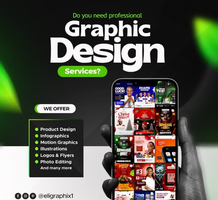 Graphic design services campaign artwork